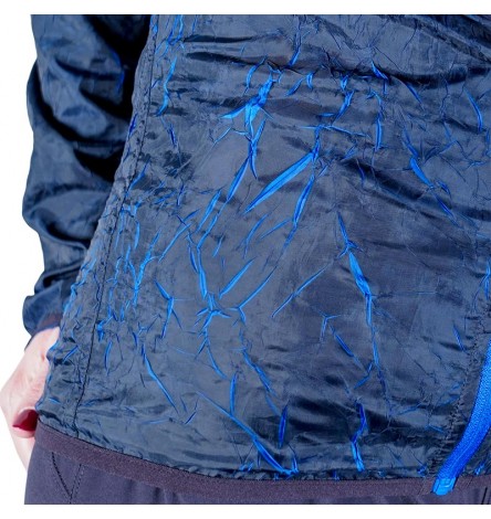 Giacca con Cappuccio Lava Nera/Blu Donna