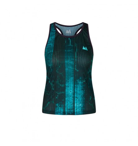 Race Teal LED Canottiera Donna