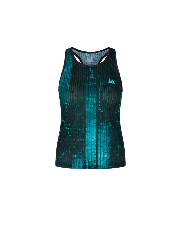 Race Teal LED Canottiera Donna