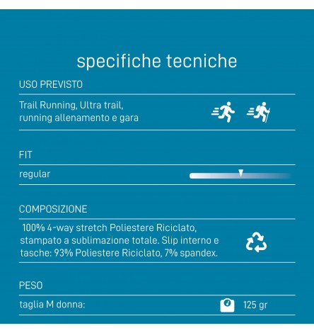 Antelope 2.0 Pantaloncini Donna Grigio Chiaro