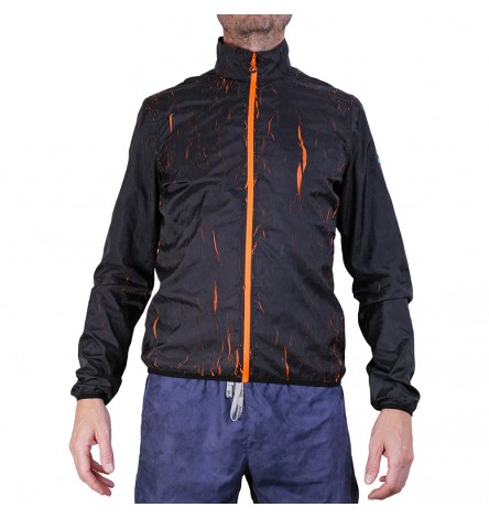 Lava Giacca Nera/Arancione Uomo