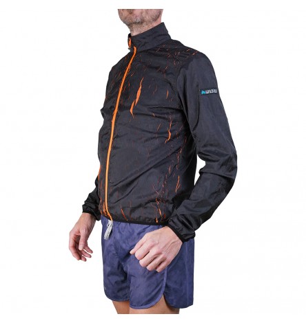 Lava Giacca Nera/Arancione Uomo