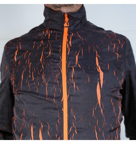 Lava Giacca Nera/Arancione Uomo