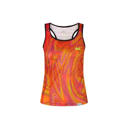 Hologram Orange Women Tank Top