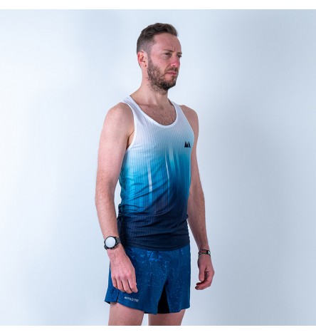 Race Blue Men Singlet