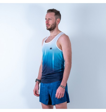 Race Blue Men Singlet