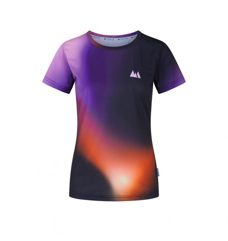 Road Gradient Purple Women T-Shirt