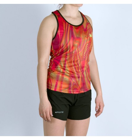 Hologram Orange Women Tank Top