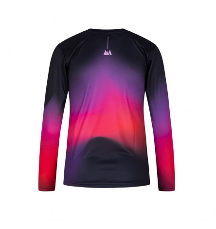 Gradient Fuchsia Long Sleeve Women