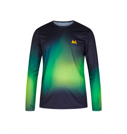 Gradient Green Men Long Sleeve