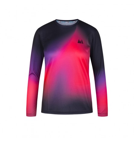 Gradient Fuchsia Long Sleeve Women