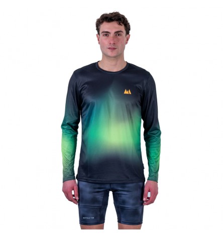 Gradient Green Men Long Sleeve