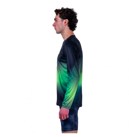 Gradient Green Men Long Sleeve