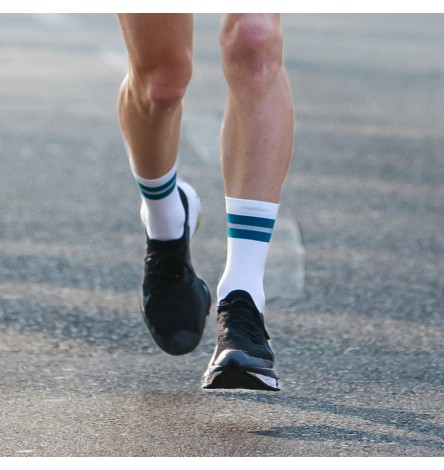 Rockies Socks White/Petrol