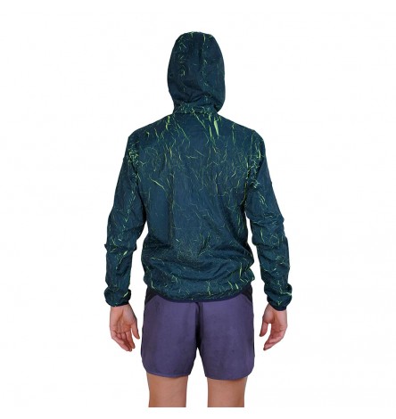 Windbreaker Hoodie Lava Green Men