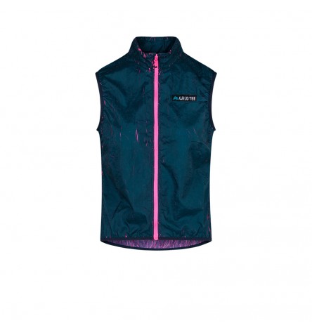 Windbreaker Vest Lava Blue/Fuchsia Women