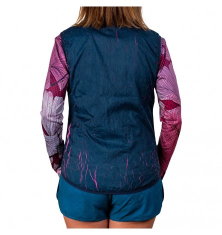 Windbreaker Vest Lava Blue/Fuchsia Women