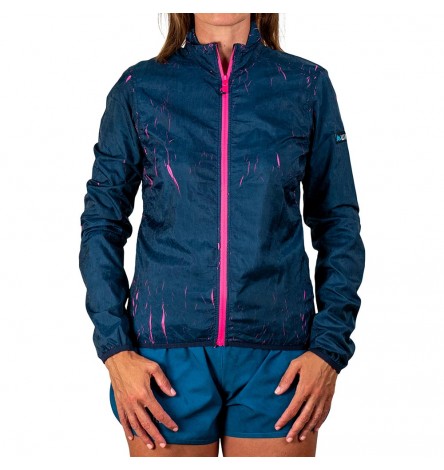 Windbreaker Jacket Lava Blue/Fuchsia Women