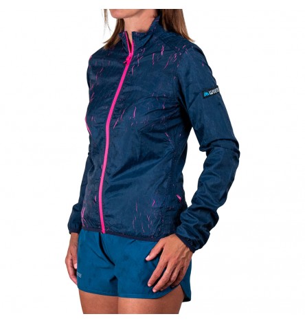 Windbreaker Jacket Lava Blue/Fuchsia Women