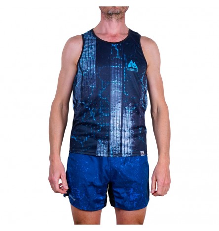 Black LED Men Singlet