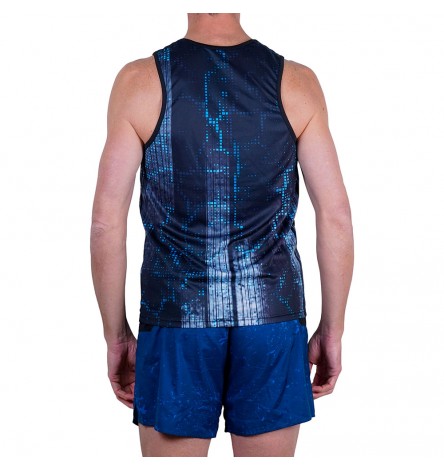 Black LED Men Singlet