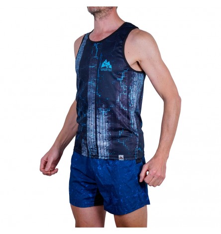 Black LED Men Singlet