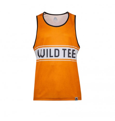 Old School Orange Men Singlet