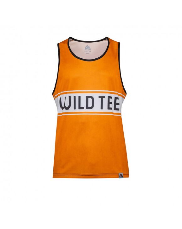 Old School Orange Men Singlet