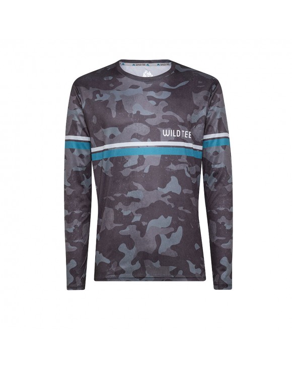 Camo Grey Men Long Sleeve