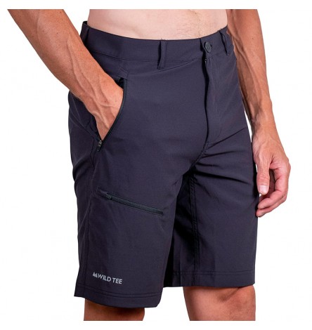 Zion Black Cargo Shorts Men