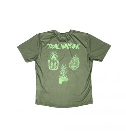 Trail Wanderer Khaki Maglietta Unisex